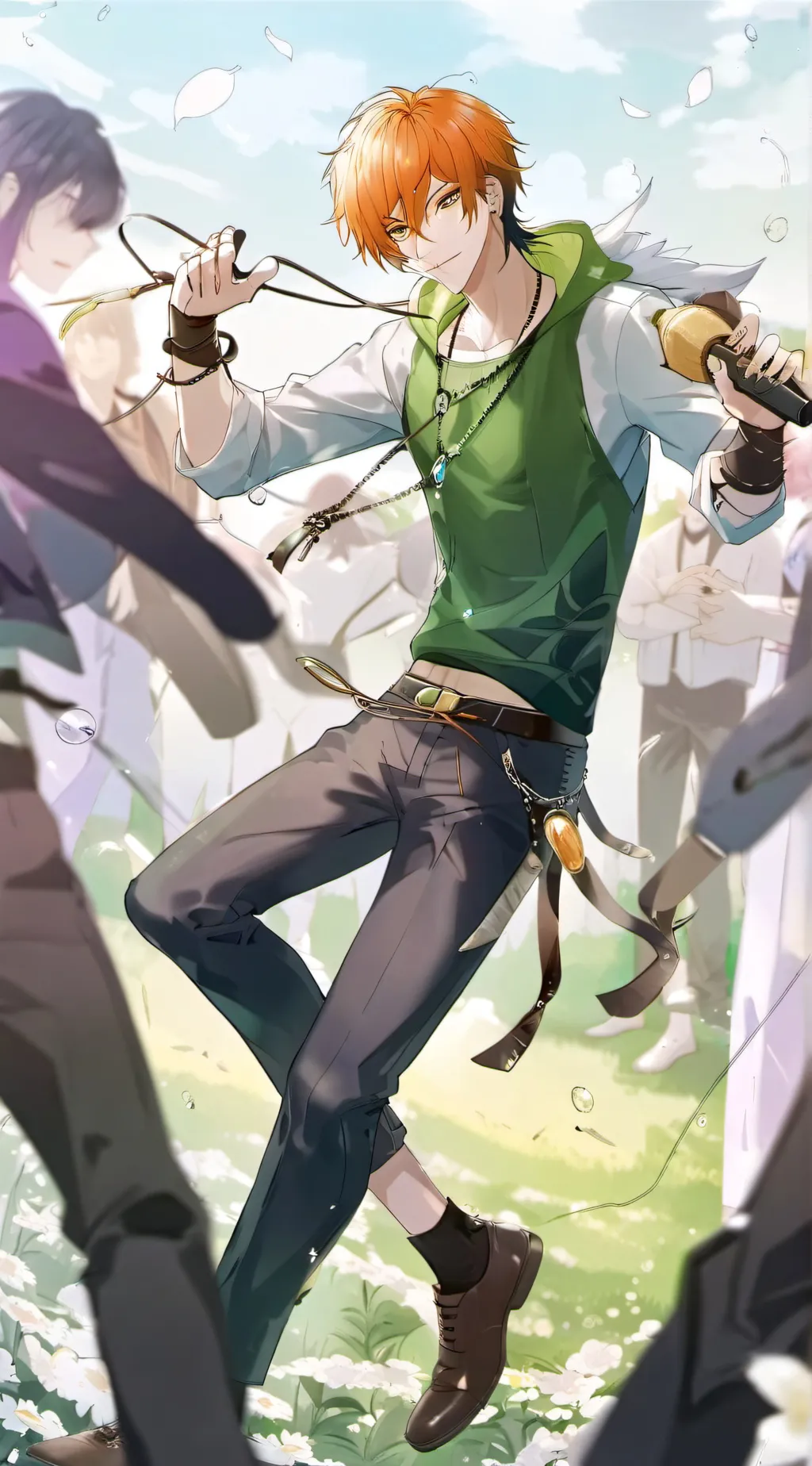 ai character: PICO FNF background