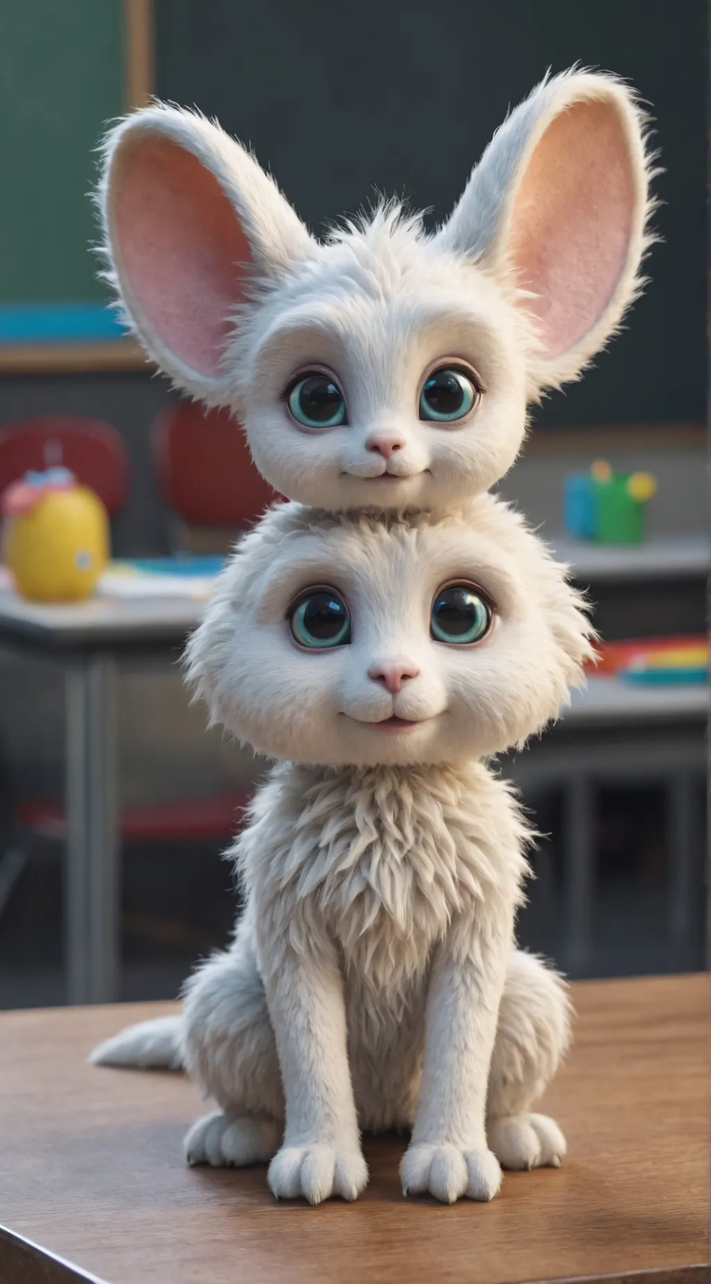 ai character: Fluffernutter background