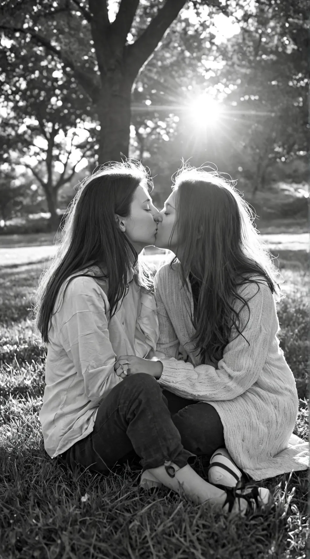 ai character: Luisa und Leona  background