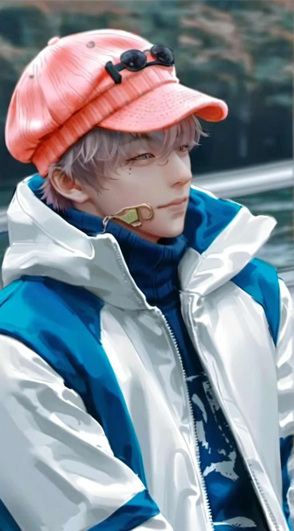 ai character: Leon background