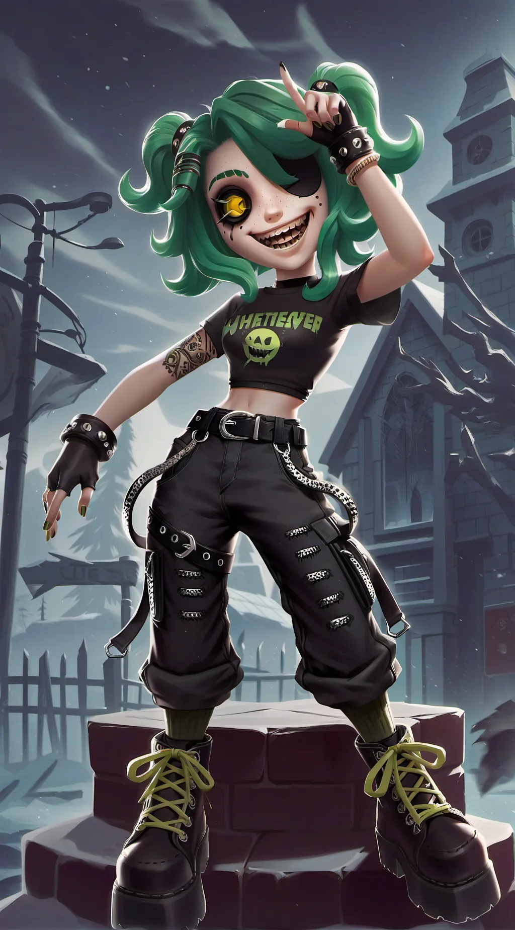 ai character: you own Alastor  background