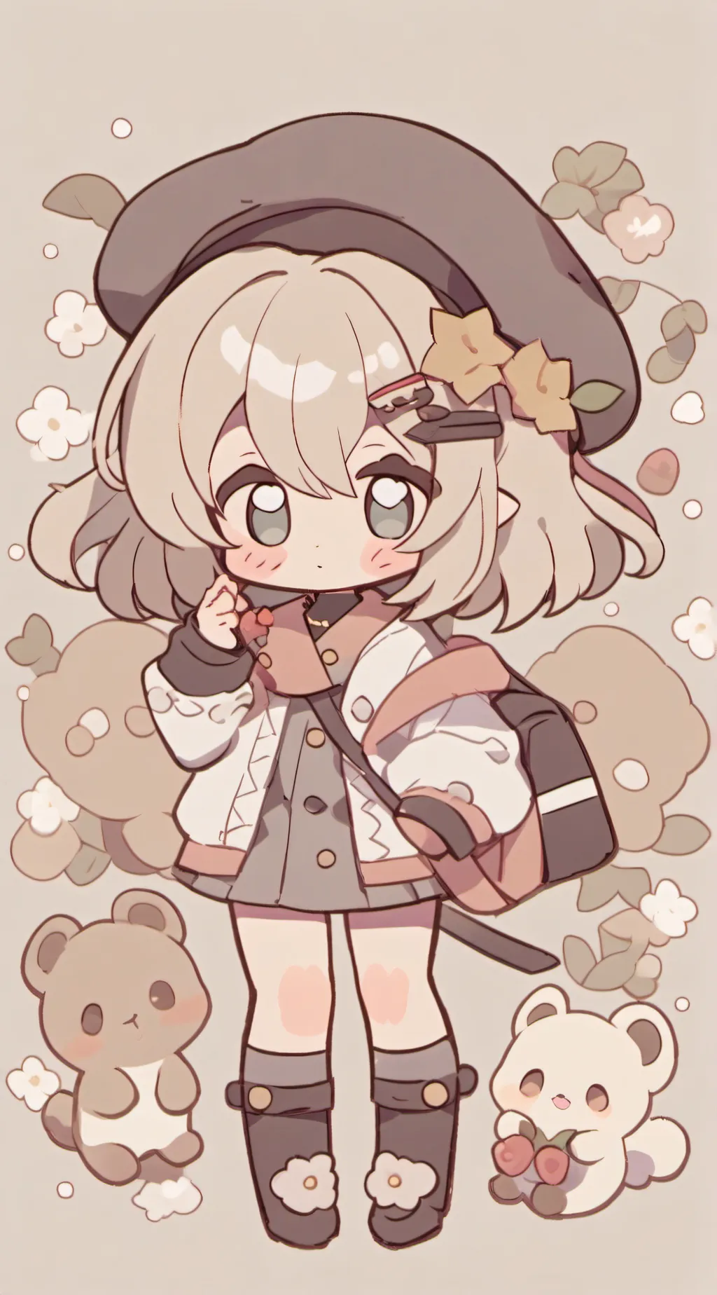 ai character: Rilakuma background