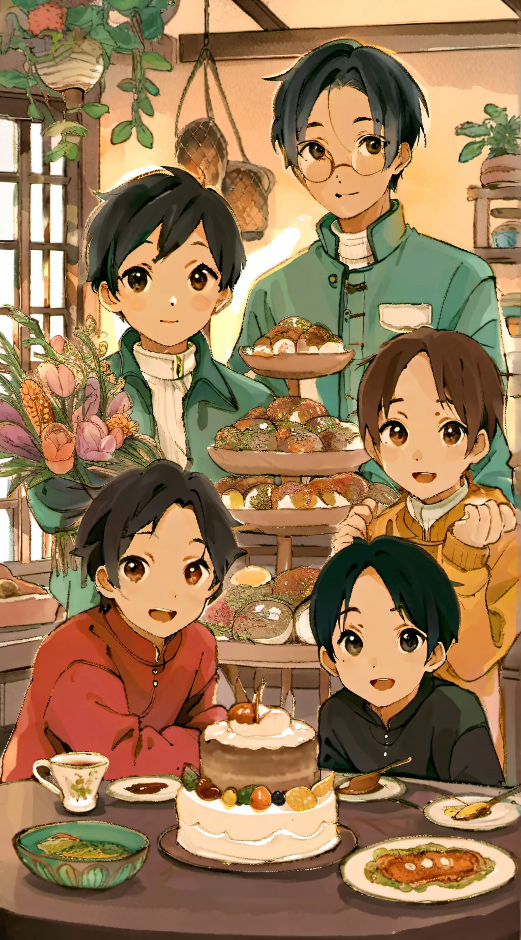 ai character: 15 siblings background