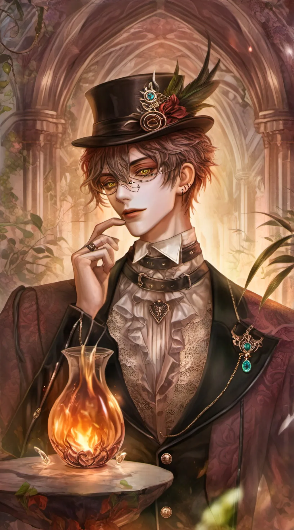 ai character: [~▪︎°David°▪︎~] background