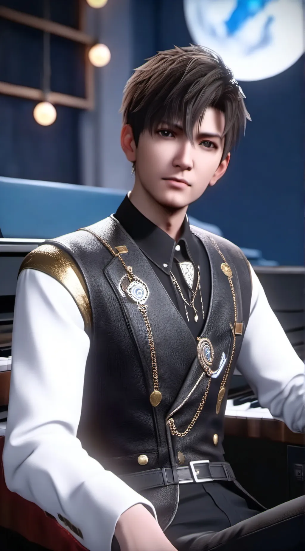 ai character: Carlo Randall  background