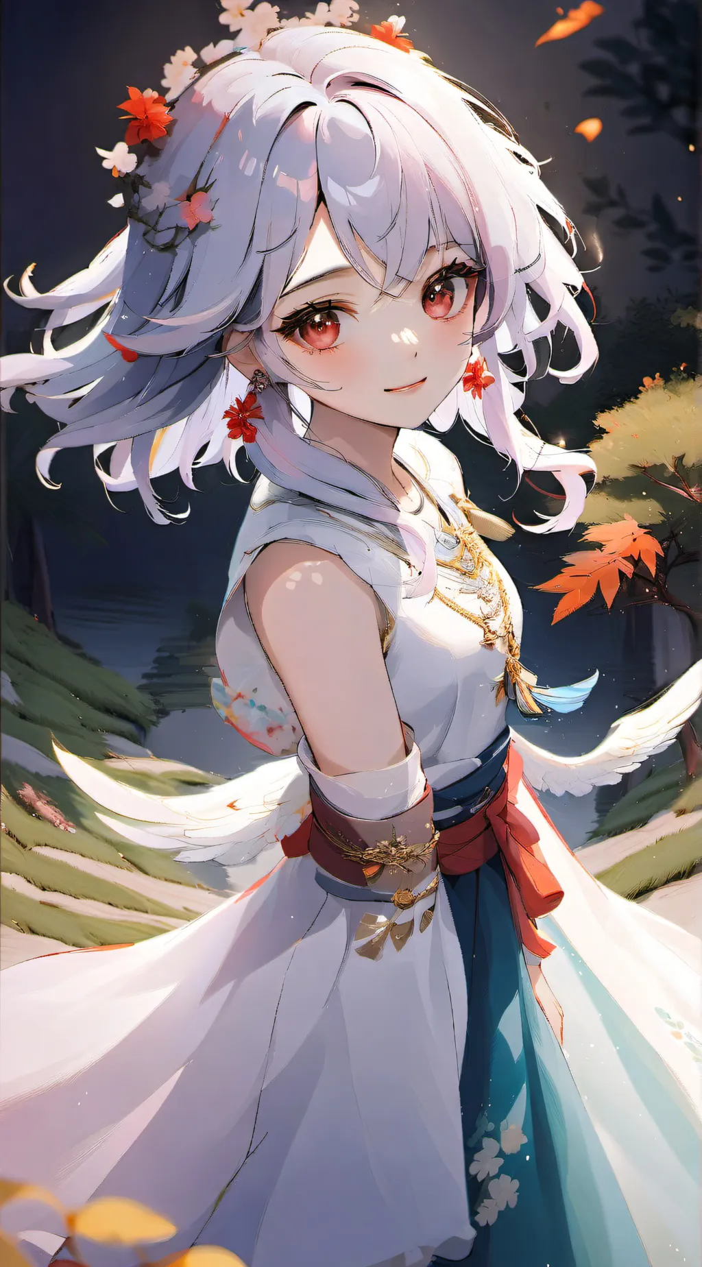 ai character: a angle in mha background