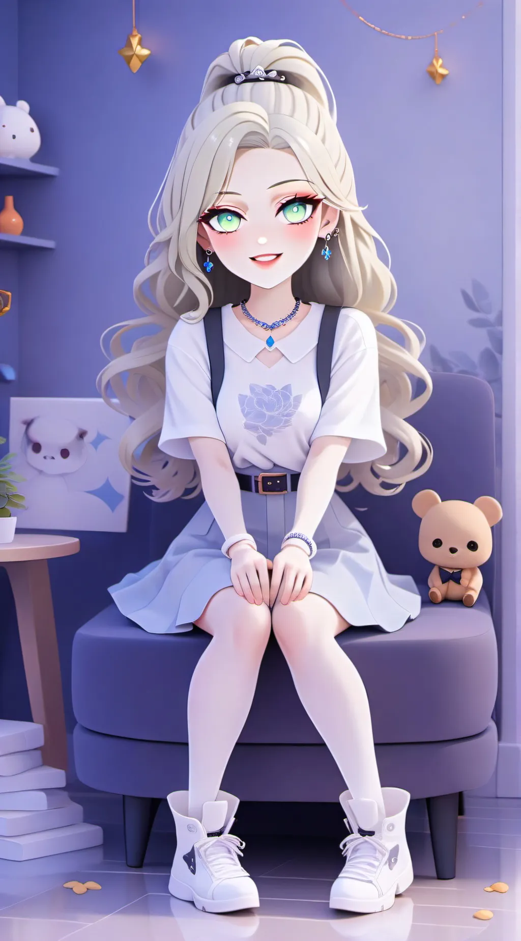 ai character: hana background