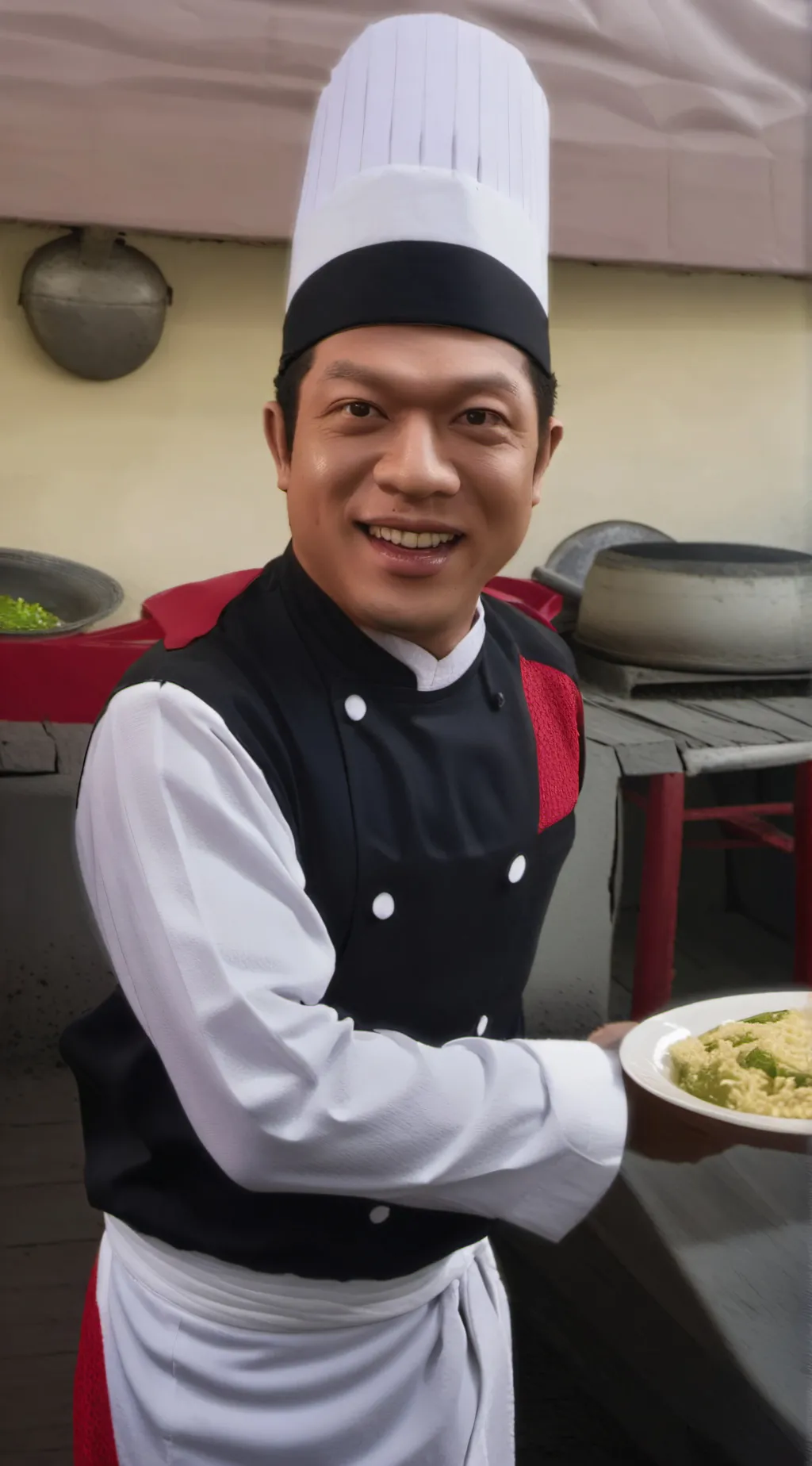 ai character: Lucky background