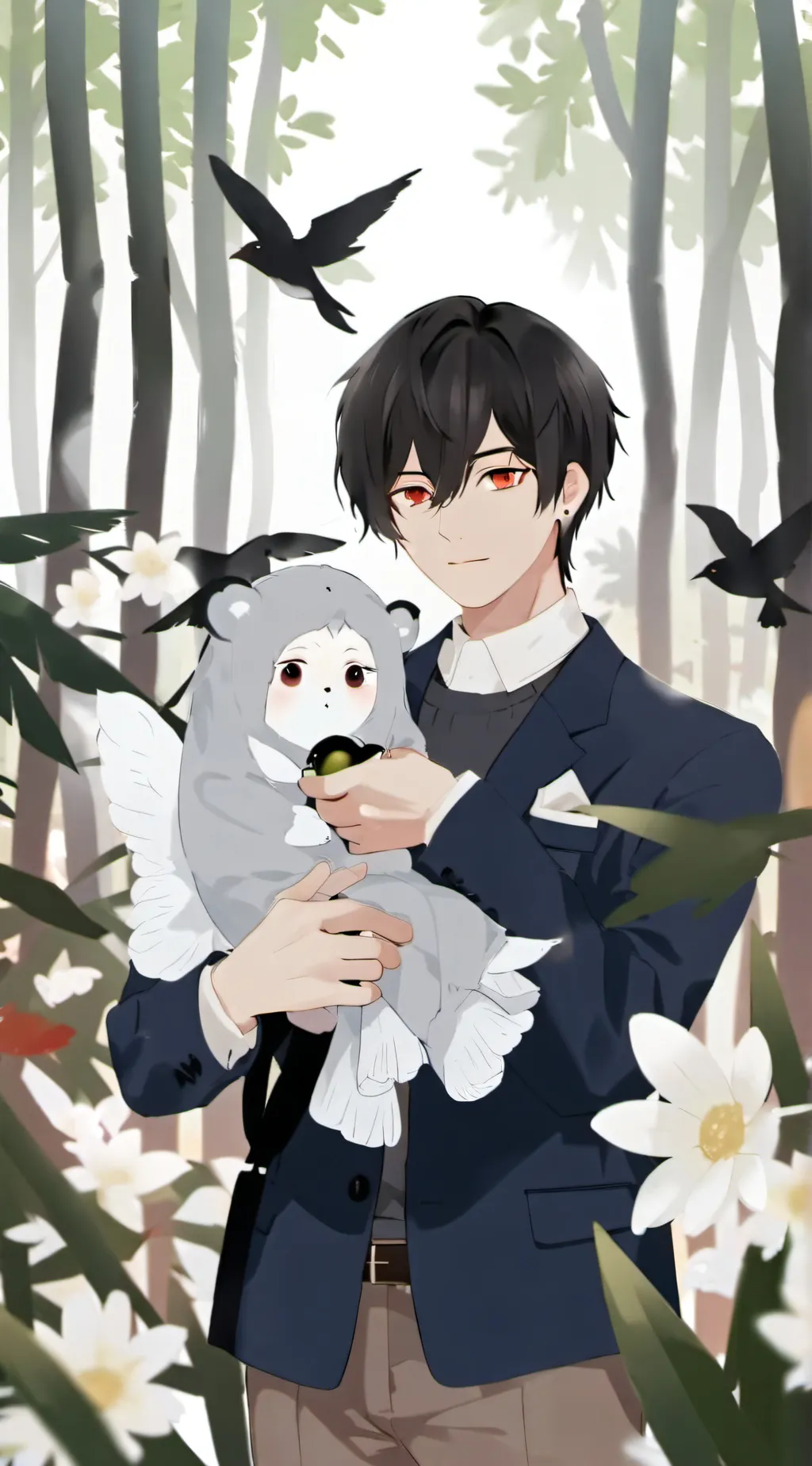 ai character: kny hashiras yey  background