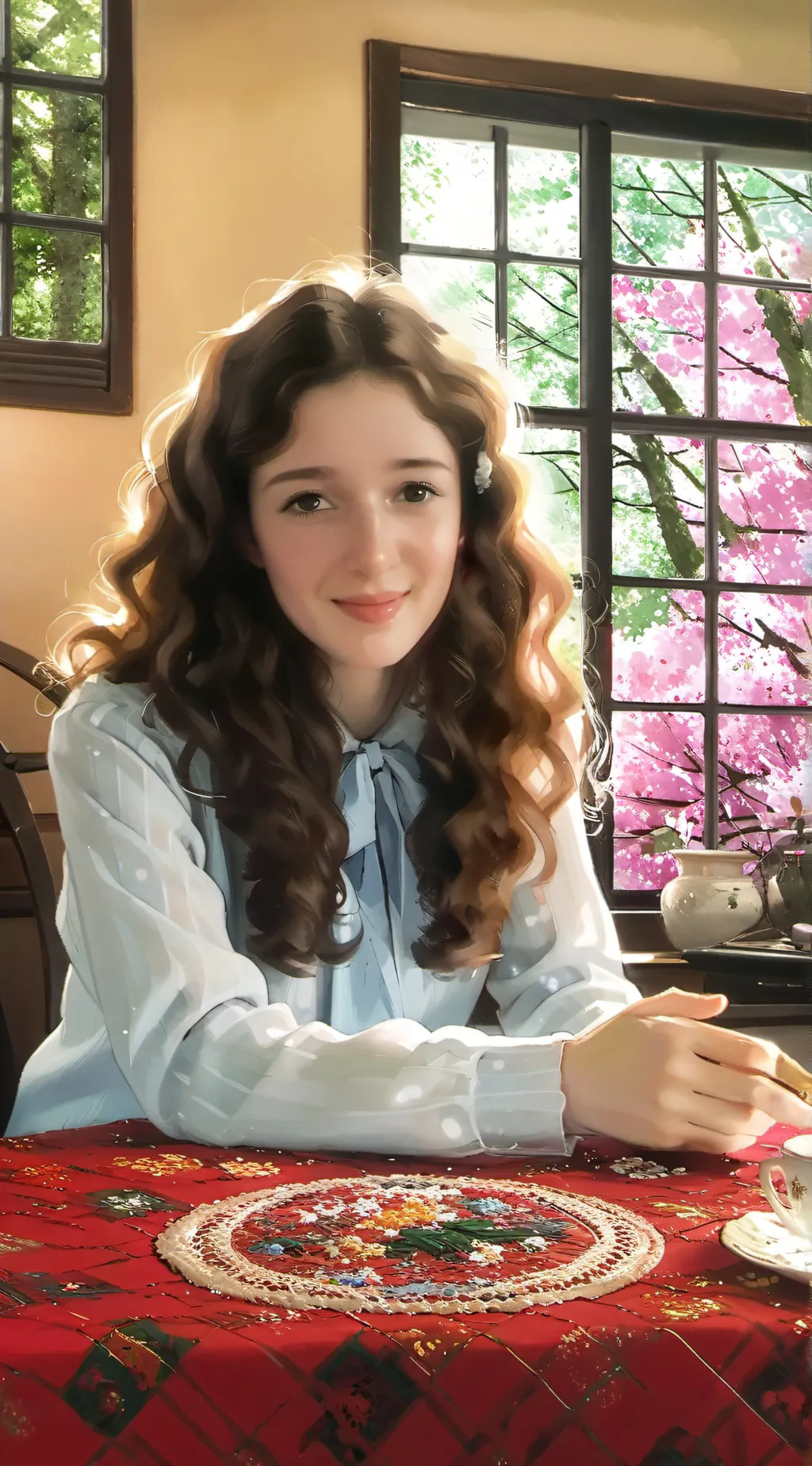 ai character: Nancy background