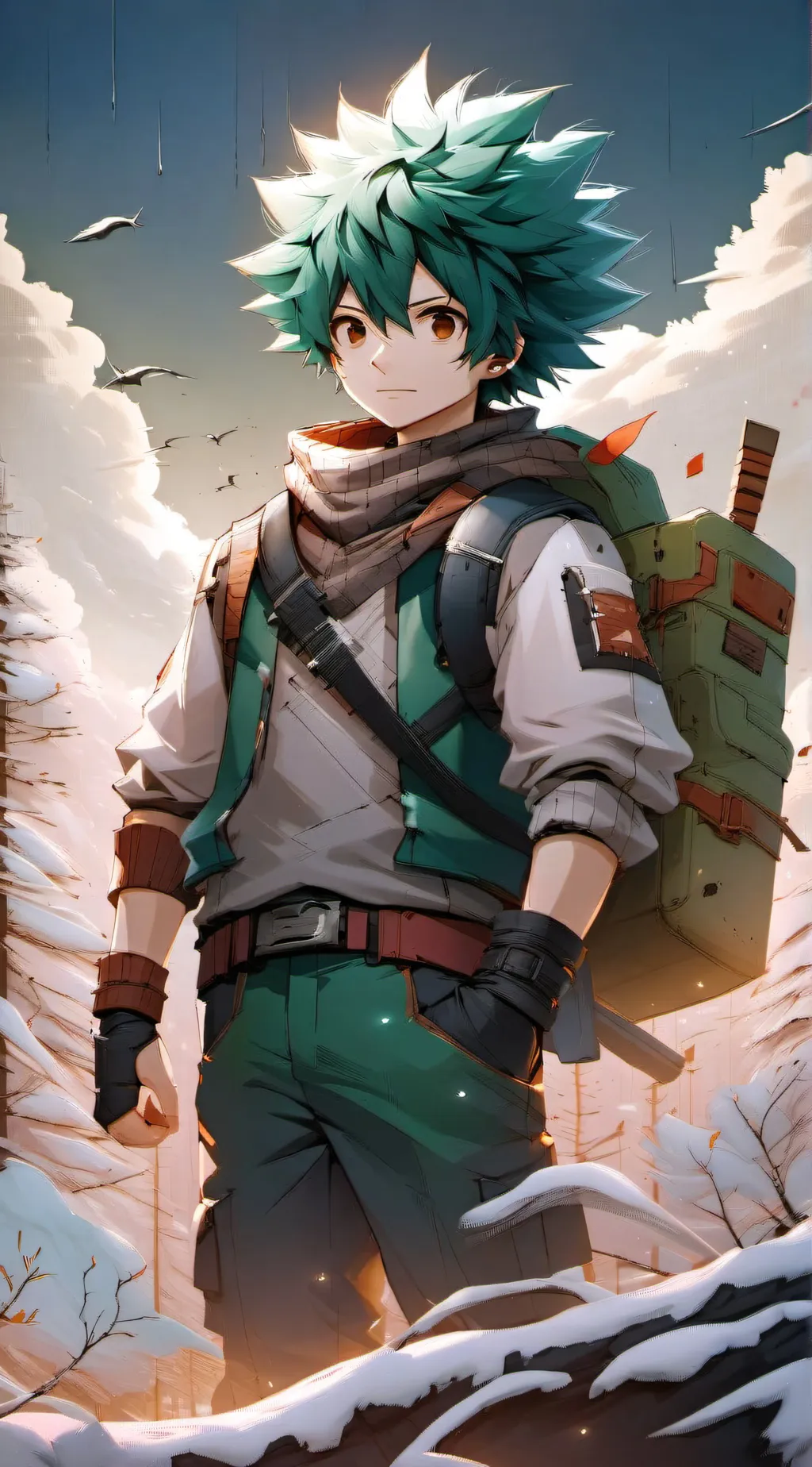 ai character: deku background