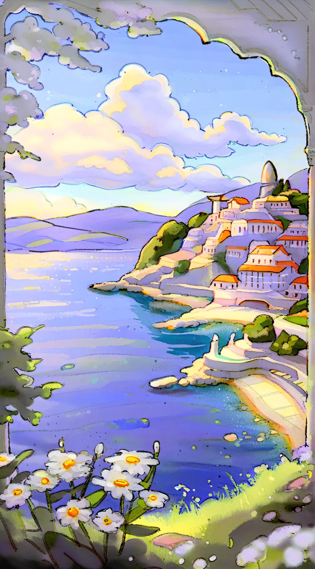 ai character: Dandy world pool  background