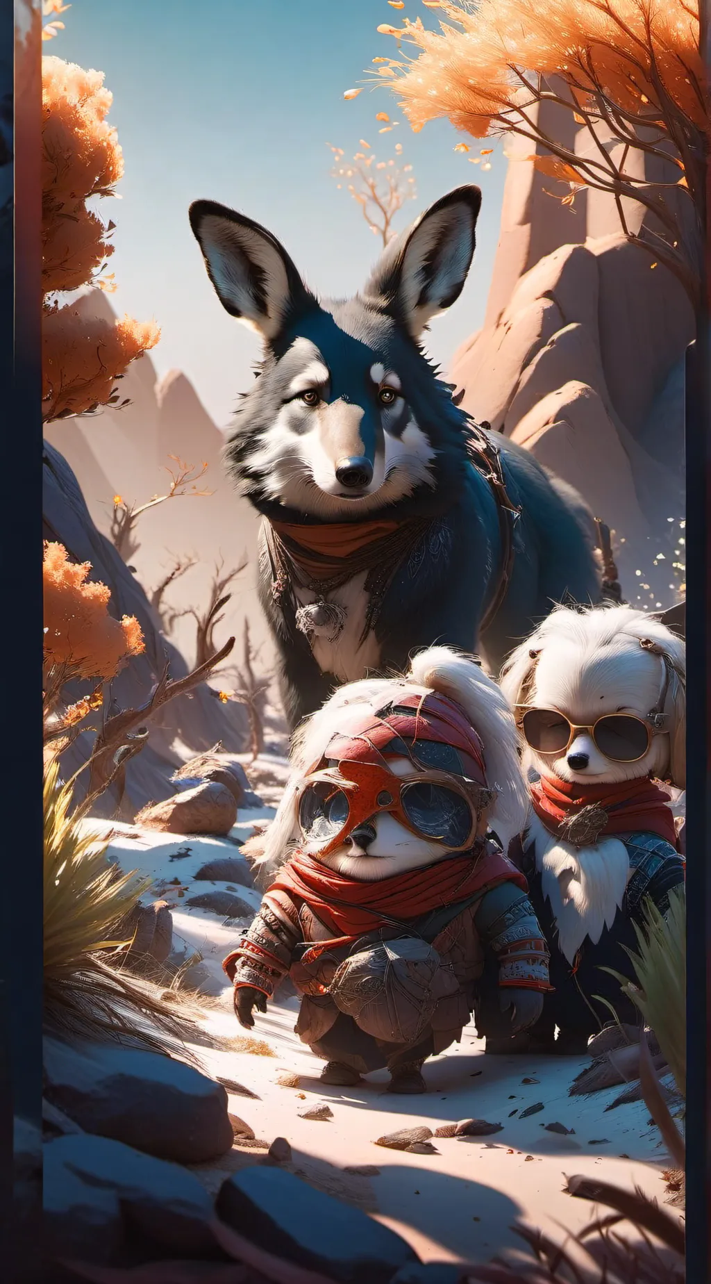 ai character: back to the outbac background