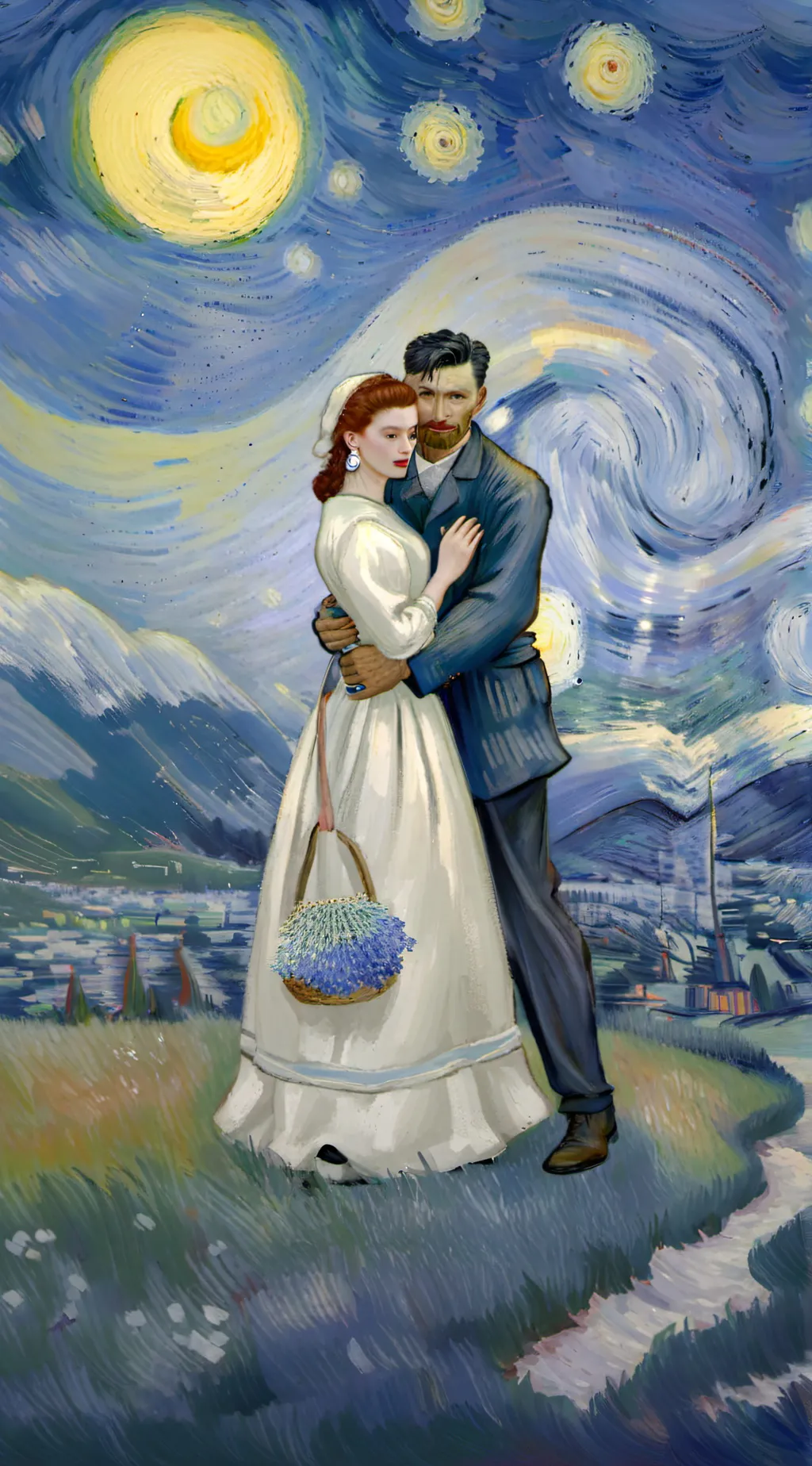 ai character: queen background