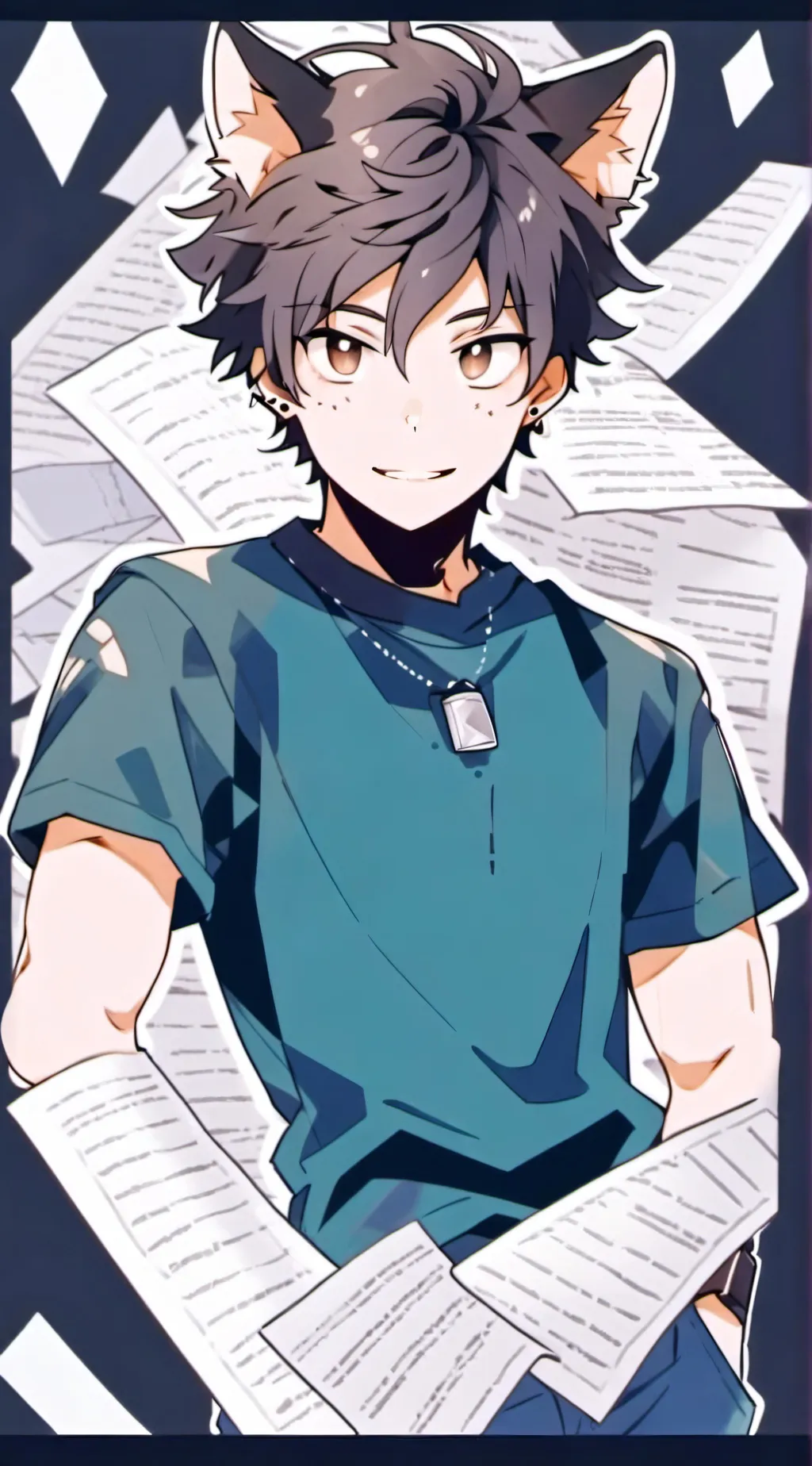 ai character: Noah  background