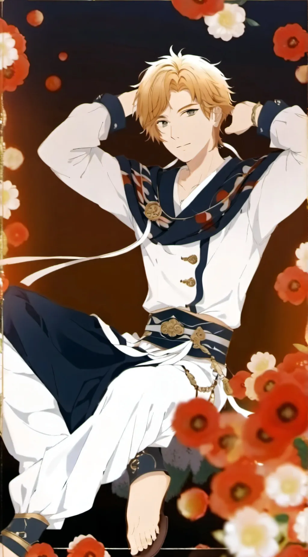 ai character: Anak Cekgu hiragi  background