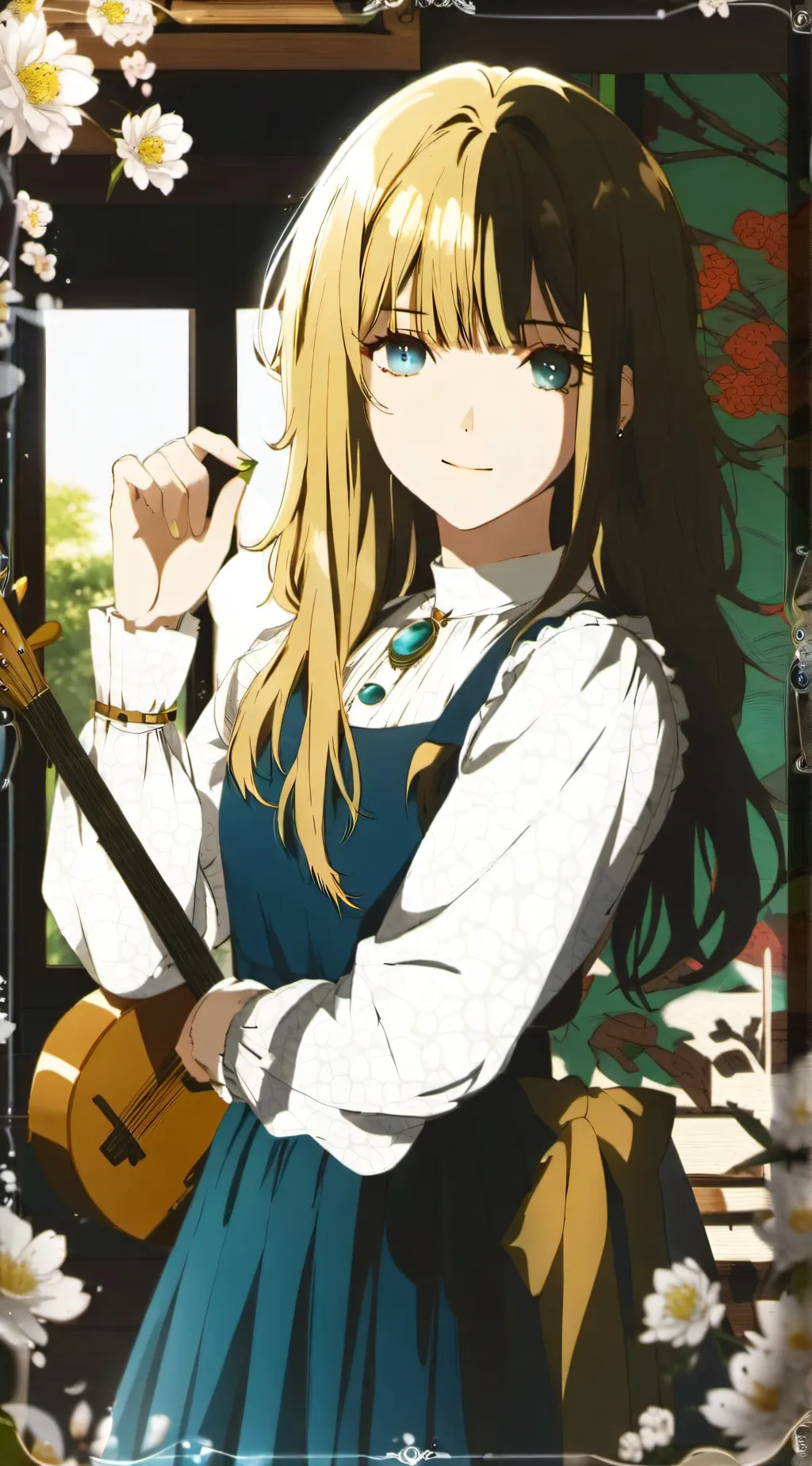 ai character: Esmeralda background