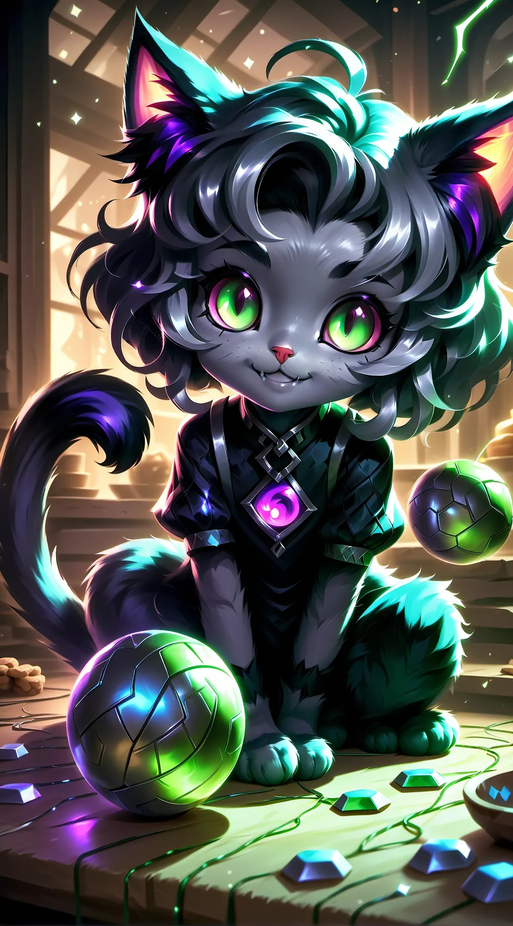 ai character: Shadow Paws background