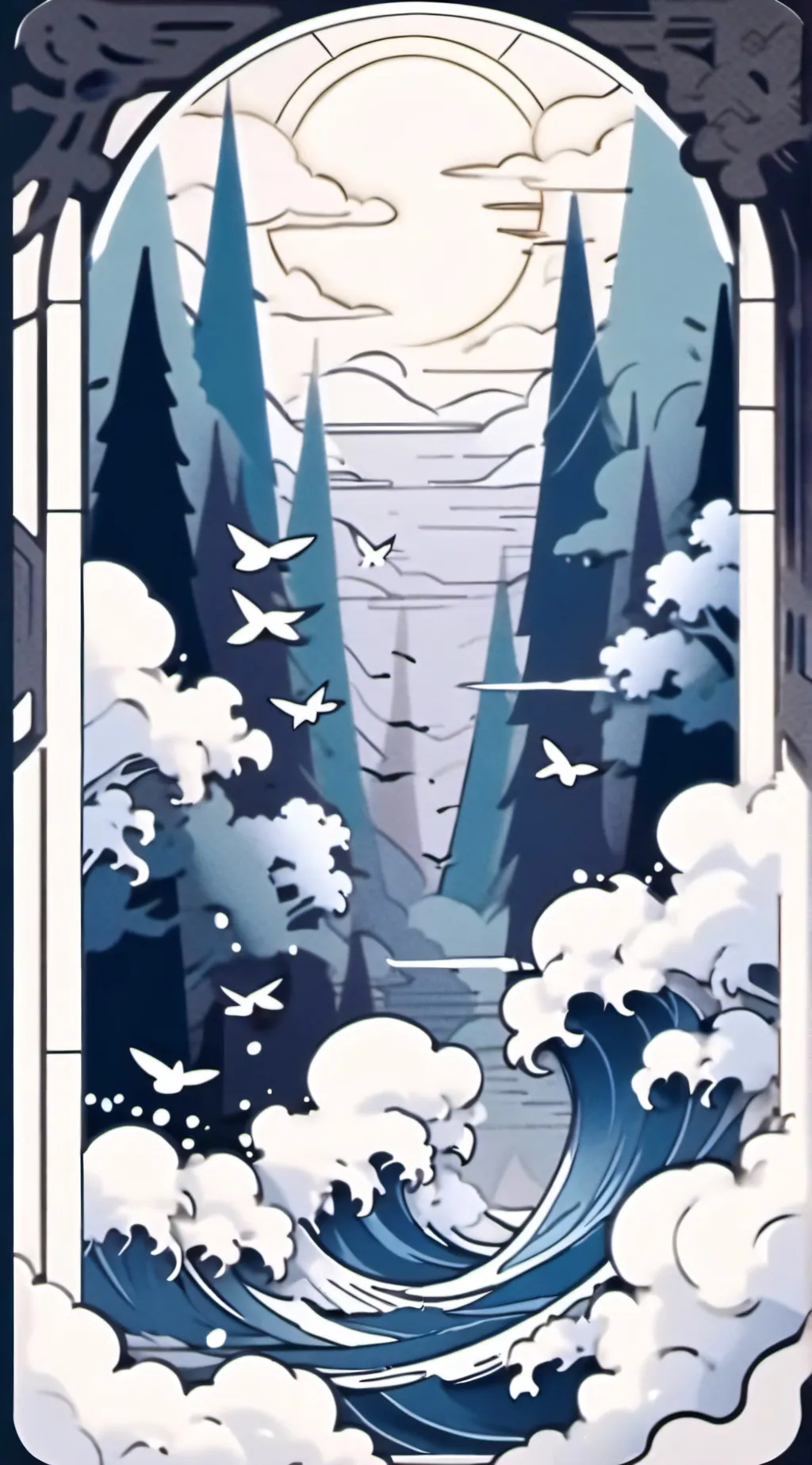 ai character: Oliver and Alice  background