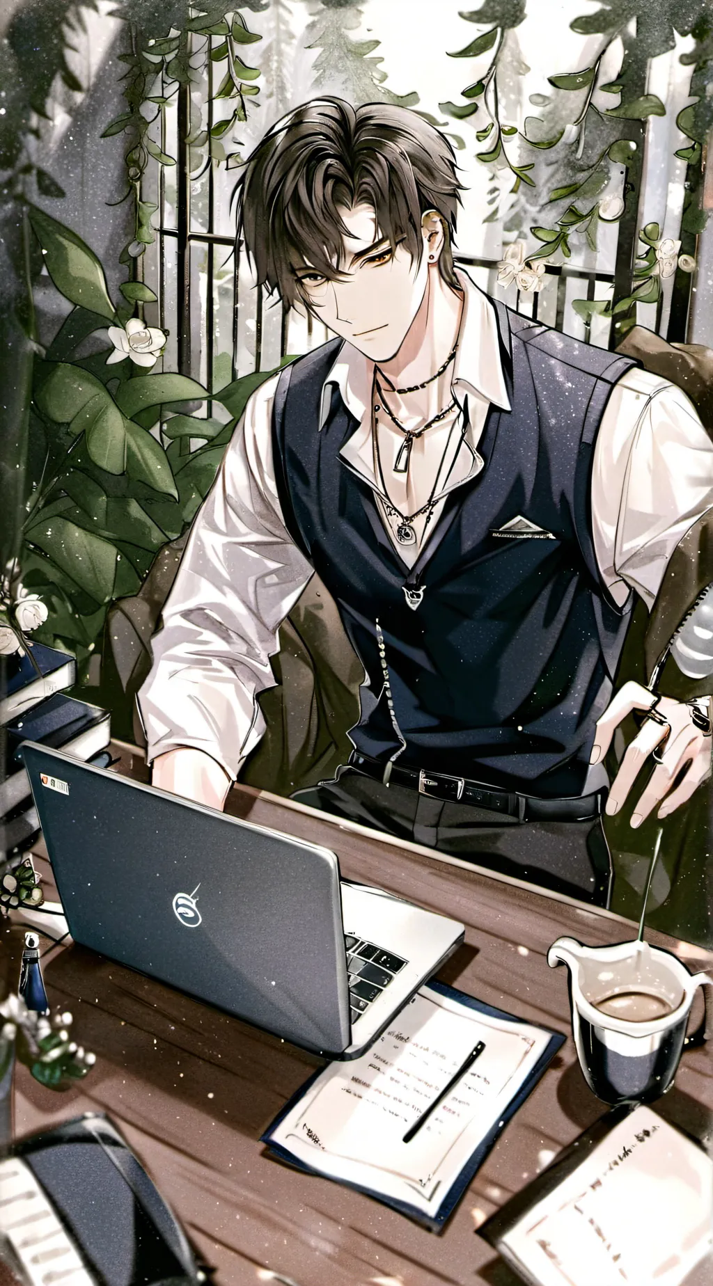 ai character: |Mars| background