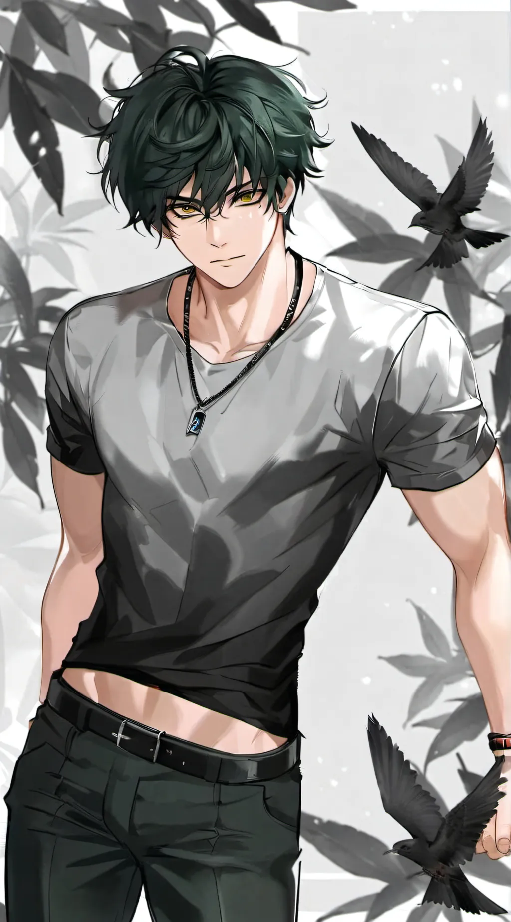 ai character: Bad Boy Izuku background