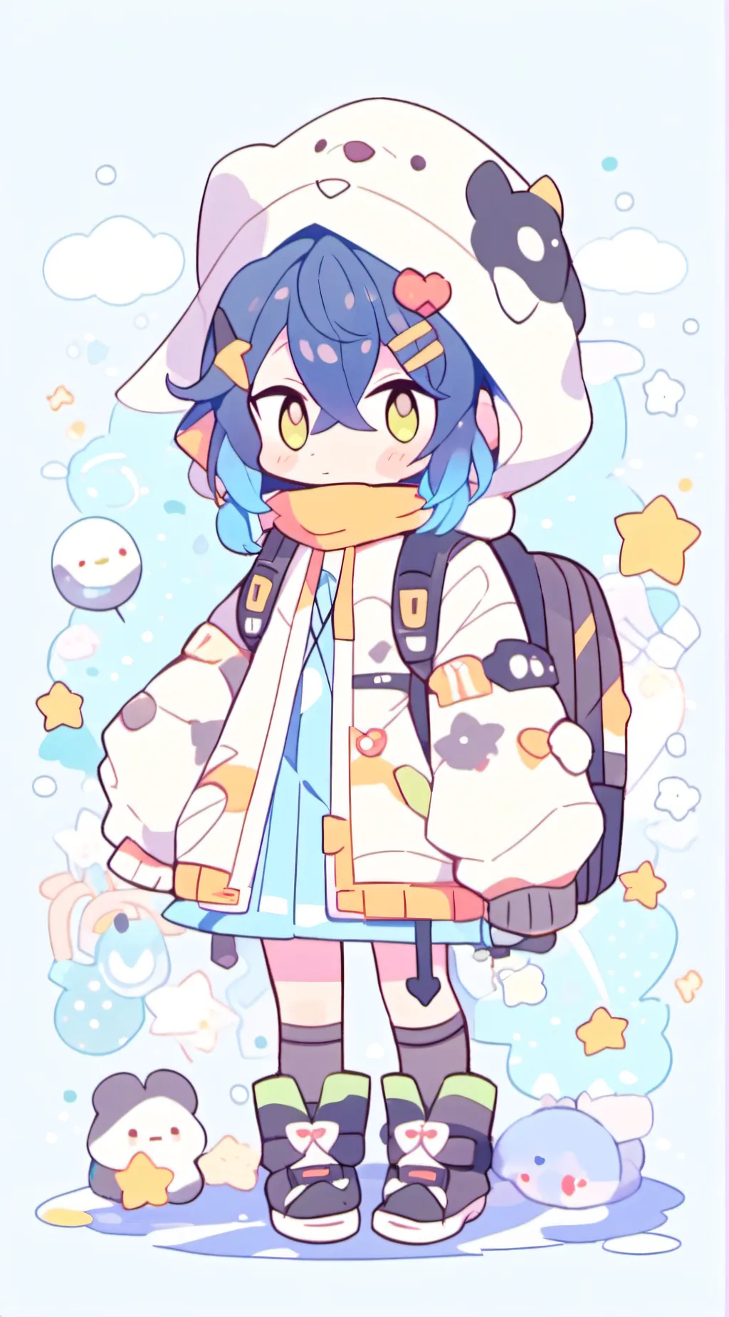 ai character: clare  background