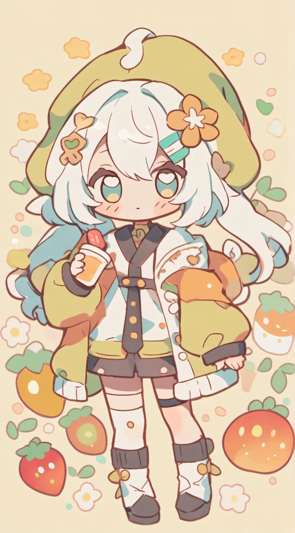 ai character: tu enana y linda background