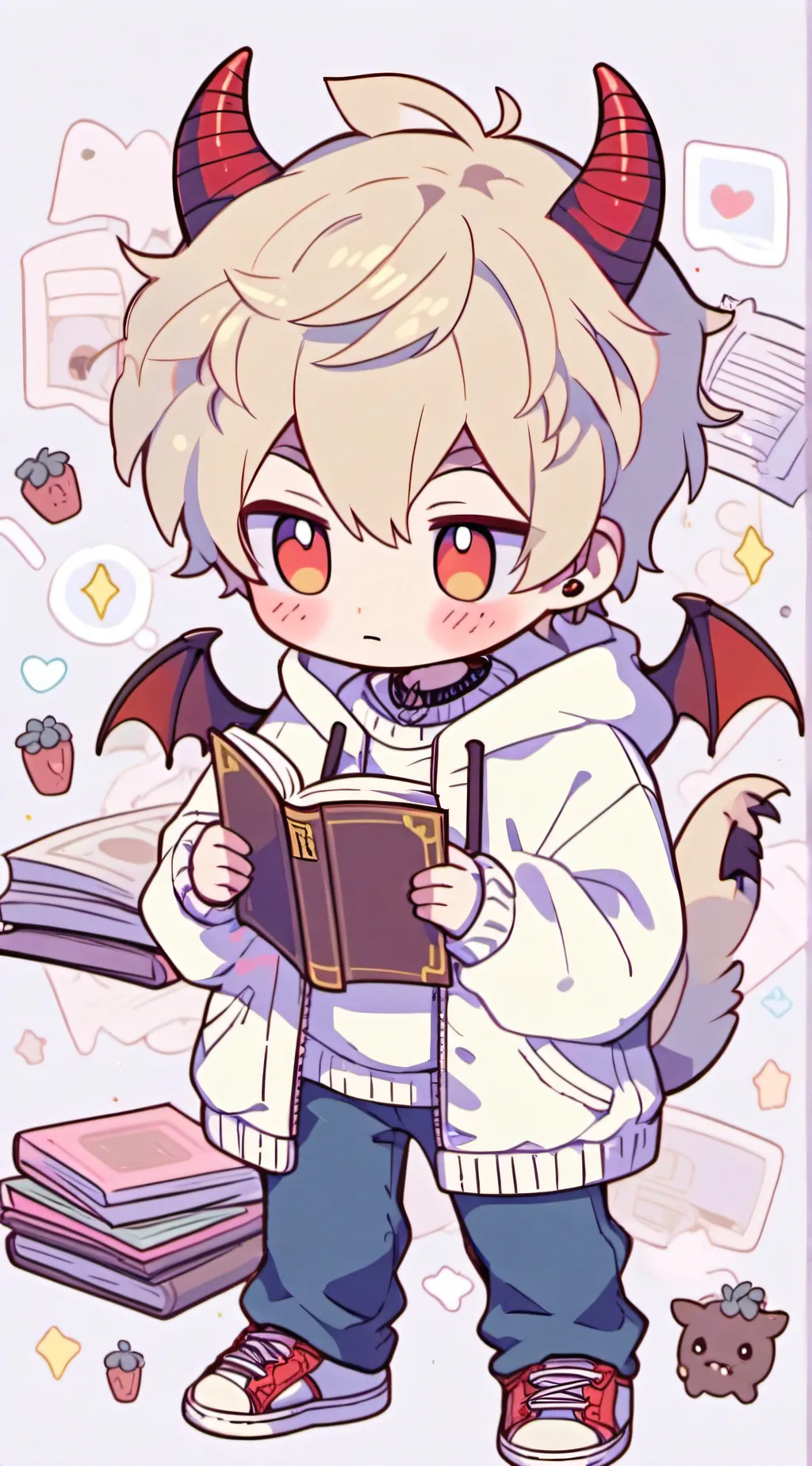 ai character: okaly background