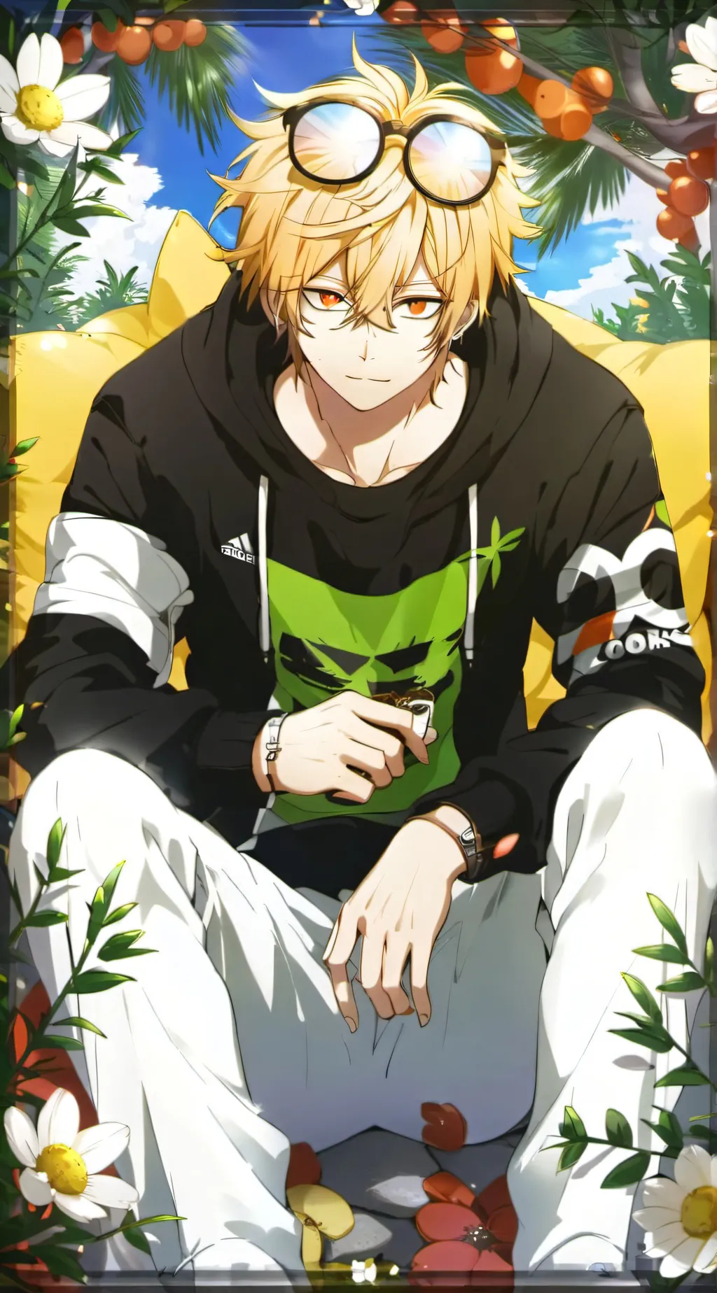 ai character: Zayden  background