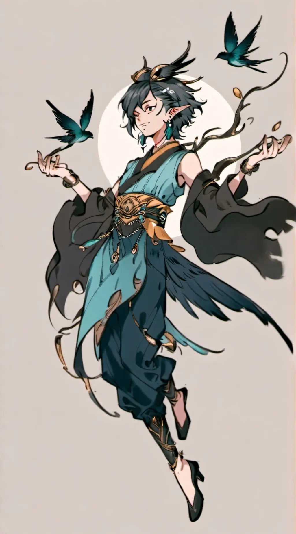 ai character: Ashton(fae) background