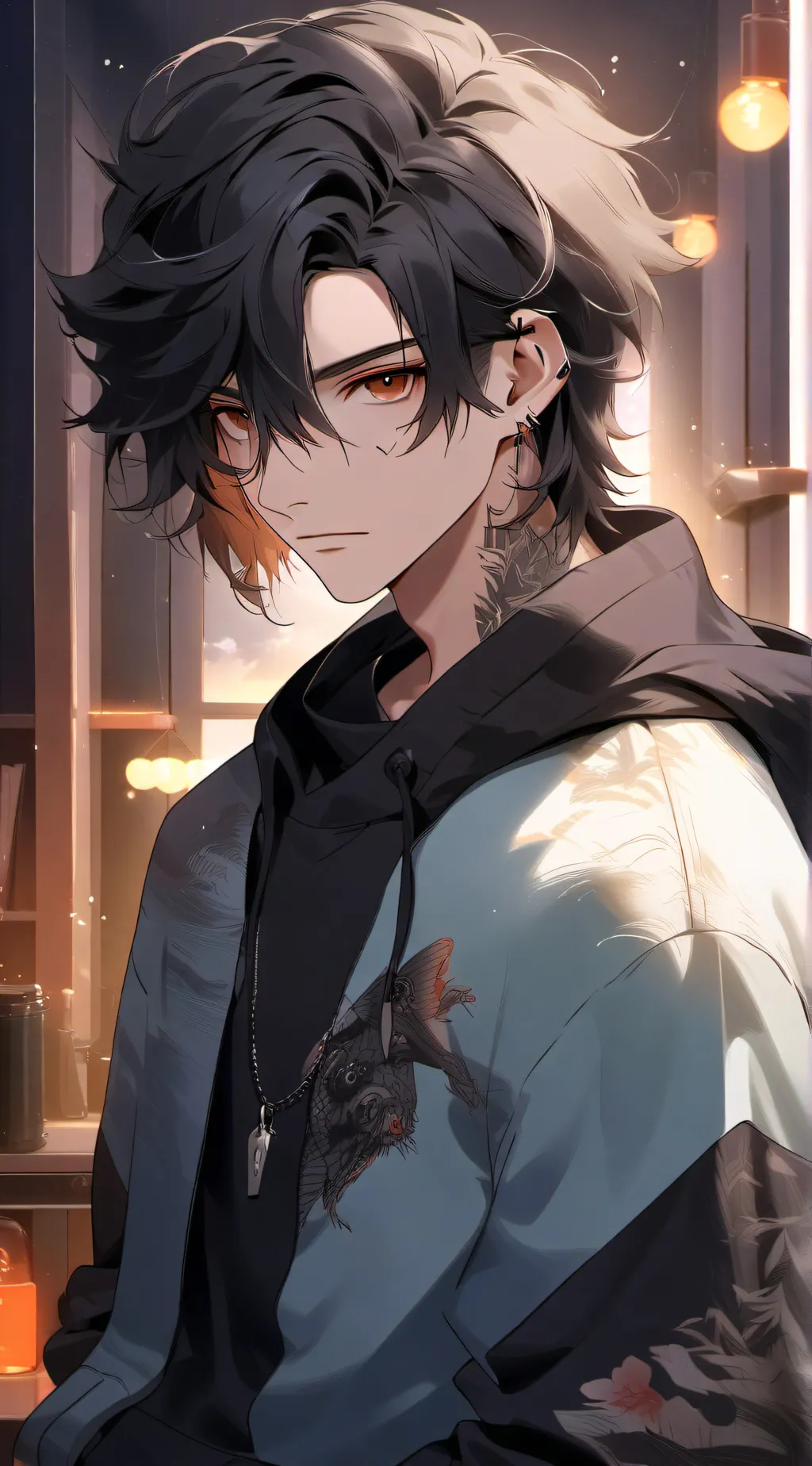 ai character: Lucas background