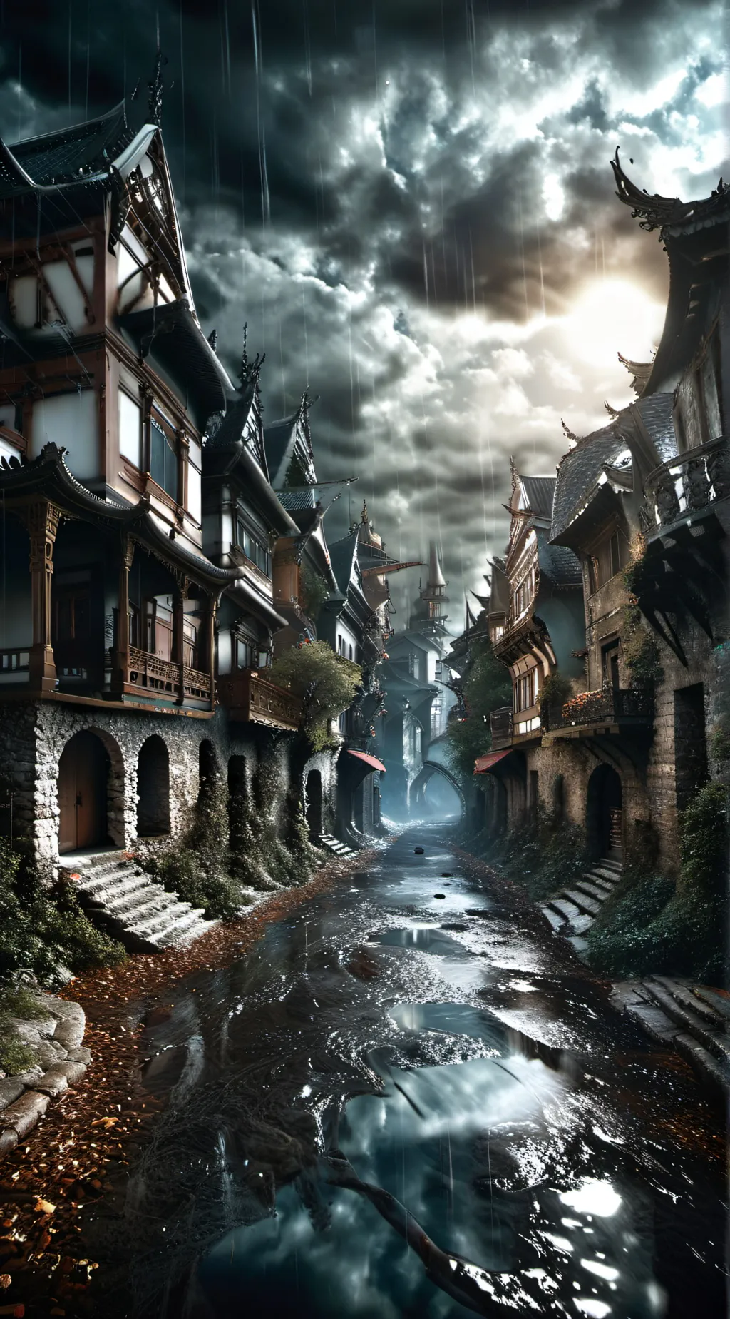 ai character: Time cut  movie🔪 background