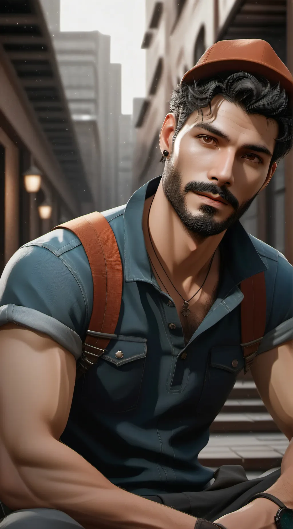 ai character: Alex background