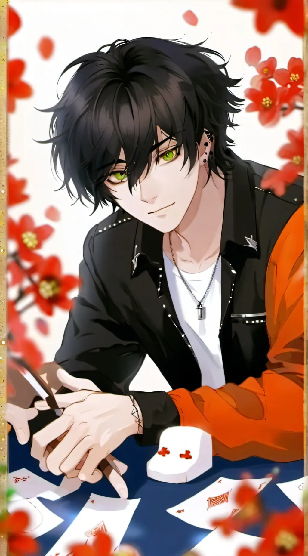 ai character: Aaron  background