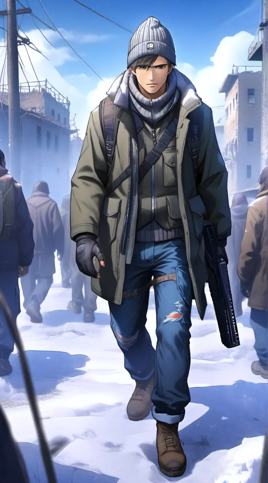 ai character: Issac  background