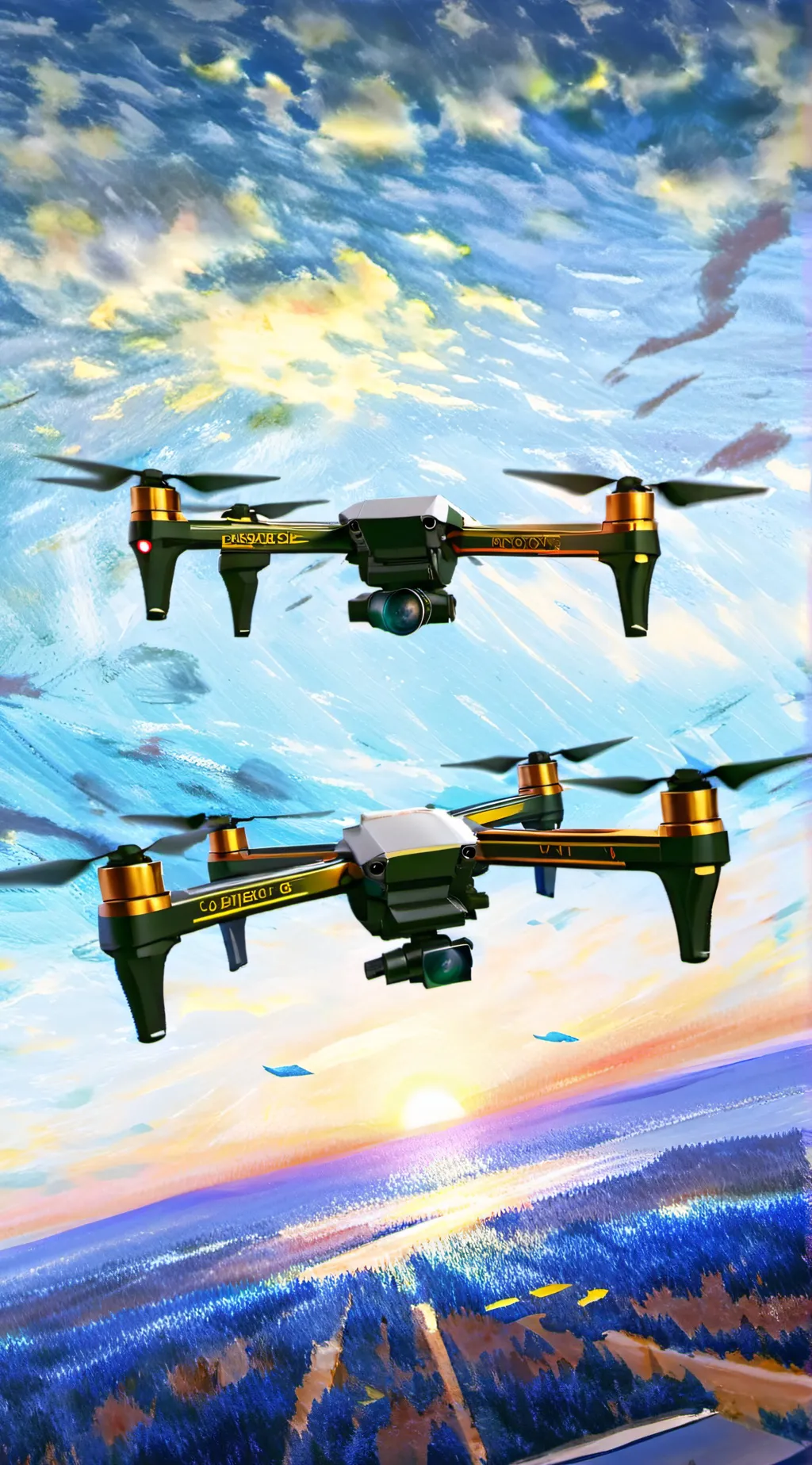 ai character: murder drones background