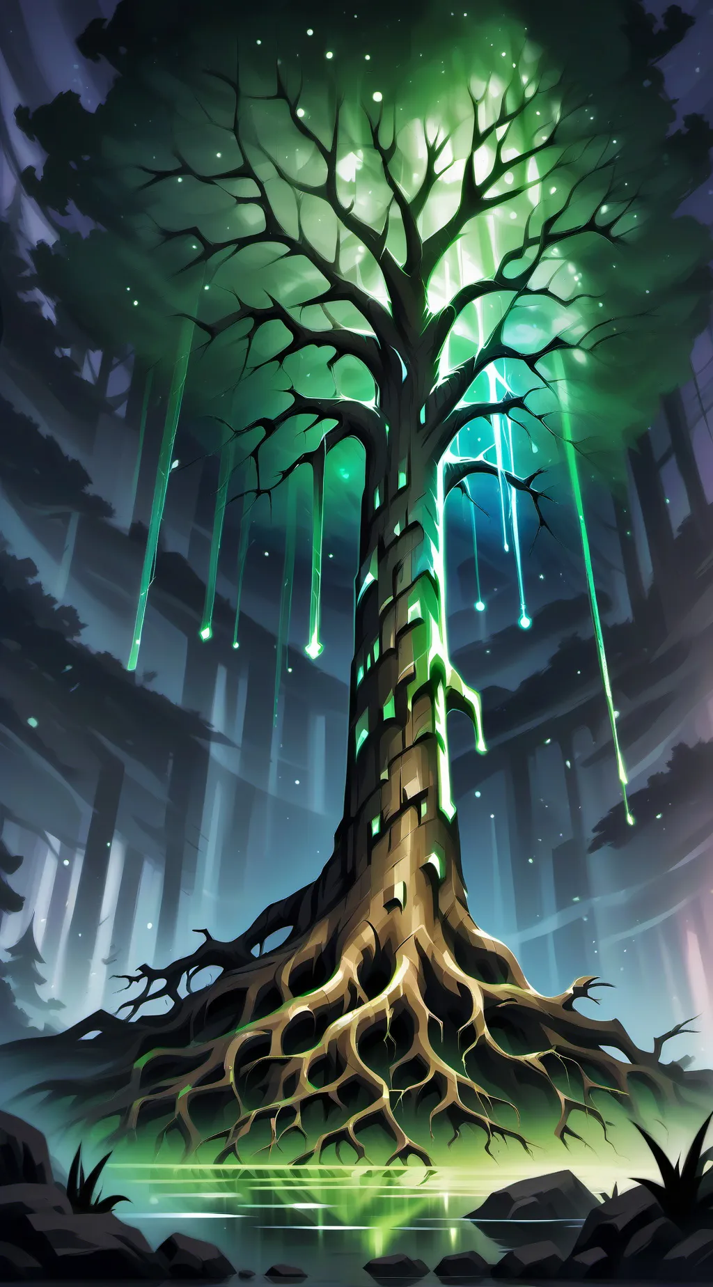 ai character: the forrest  background