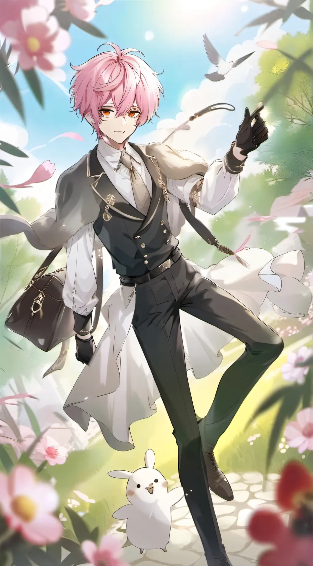 ai character: HH CRUSH~💗 background