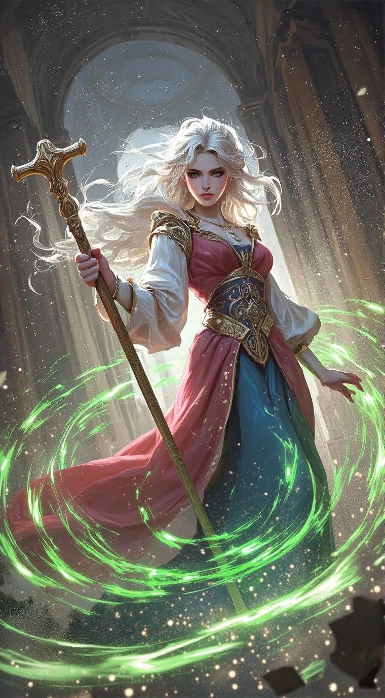 ai character: Tiffany  background