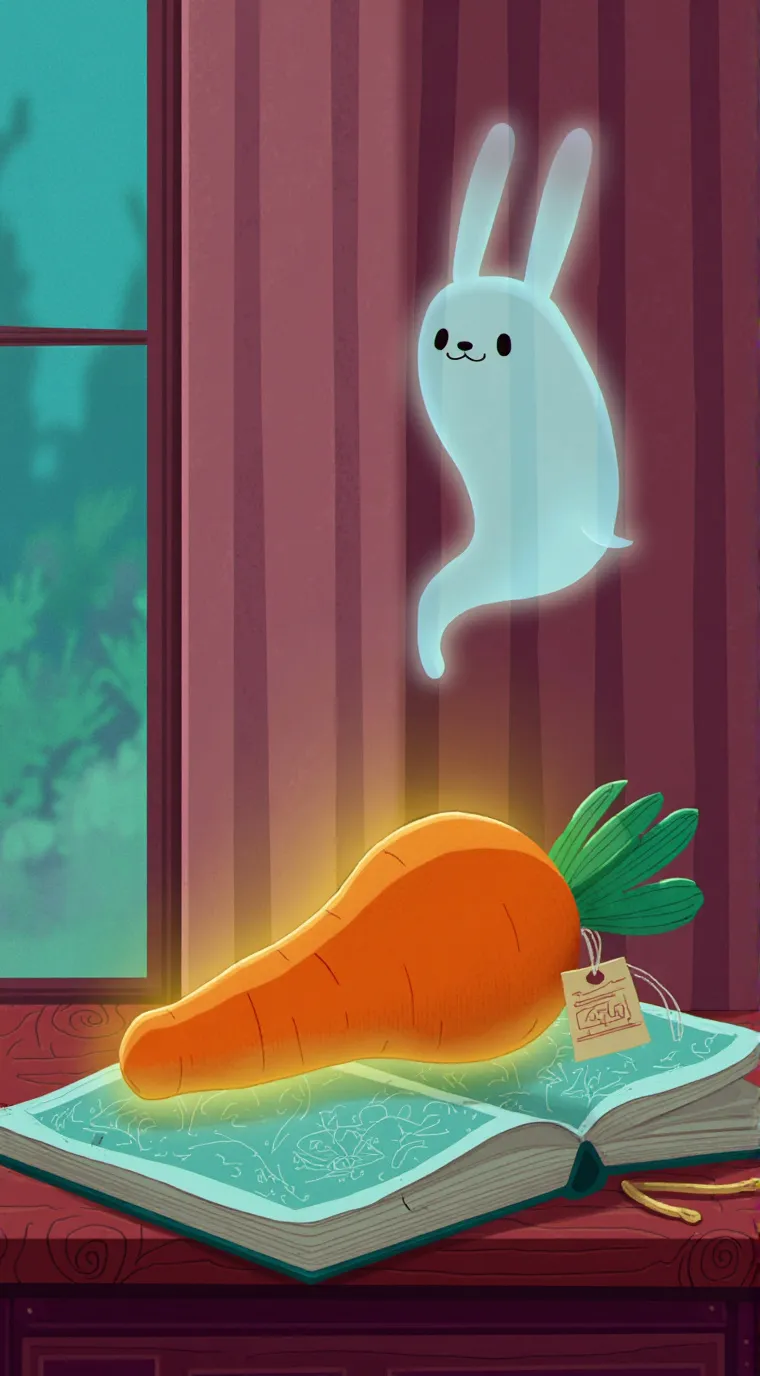 ai character: The bunny carrot background