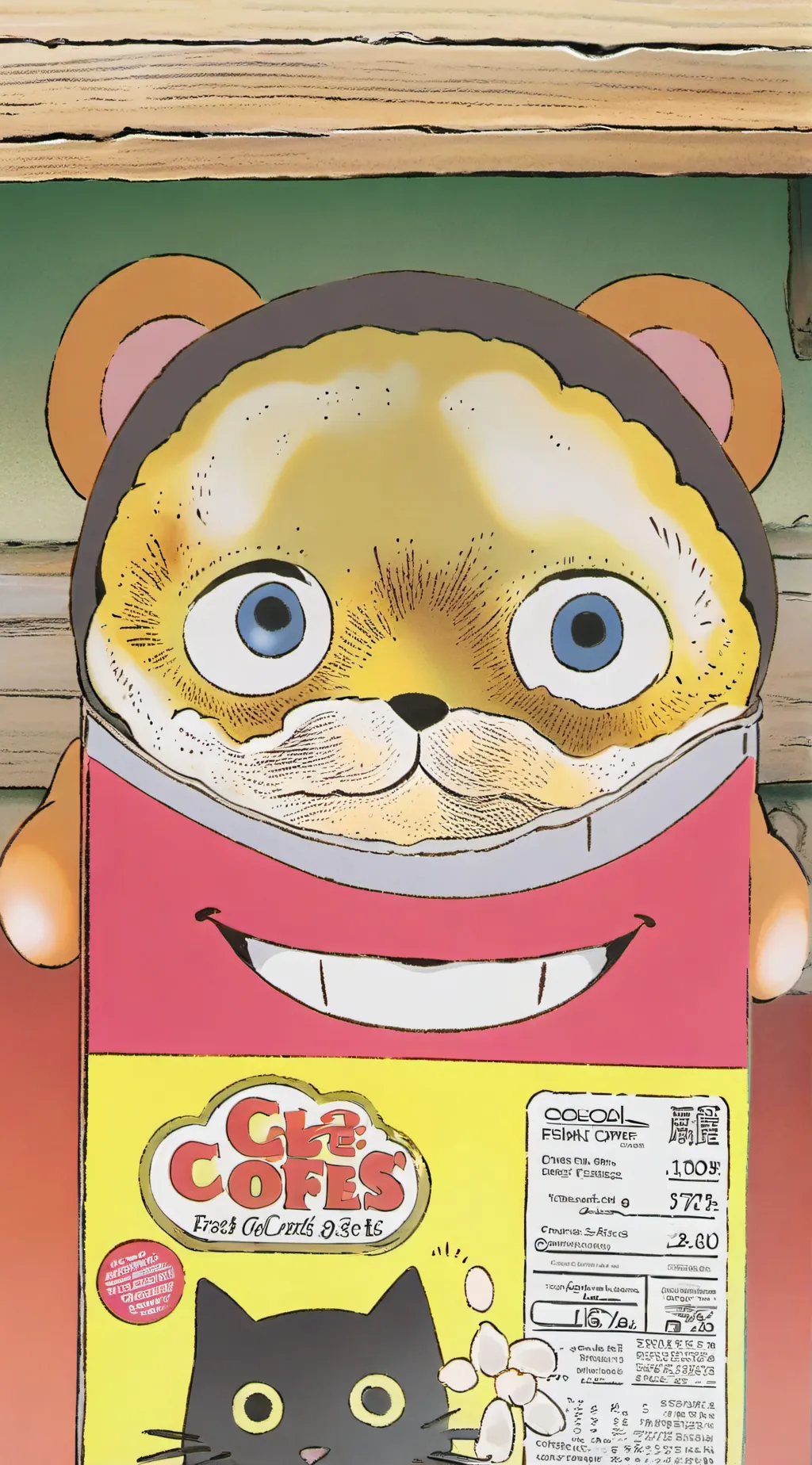 ai character: Coffee man background