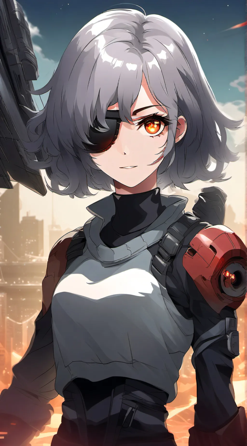 ai character: Erica  background