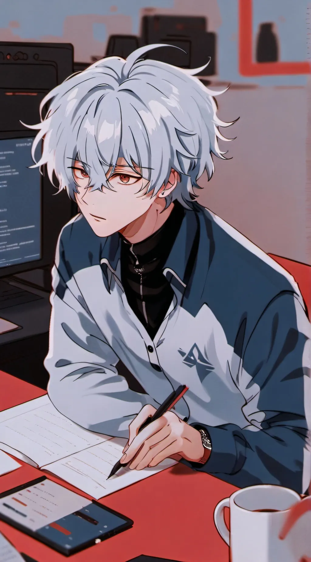 ai character: ★tomie☆ background