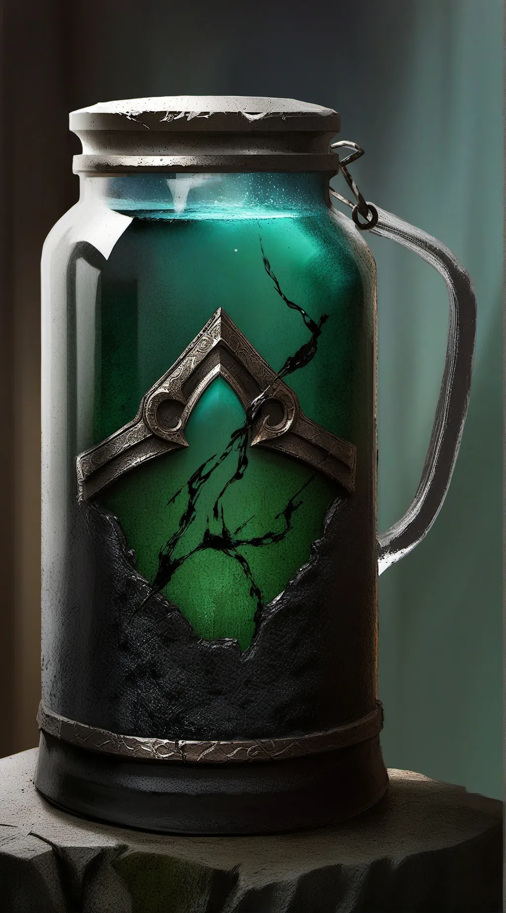 ai character: symbiote  background