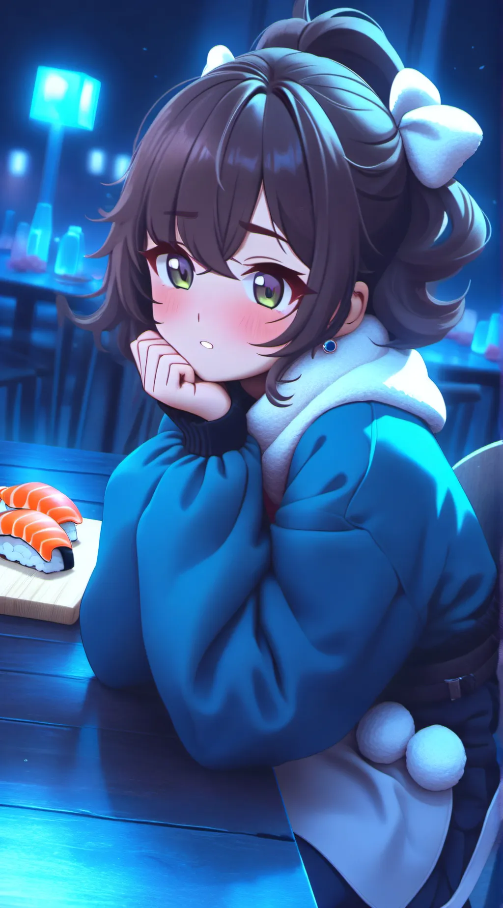 ai character: Silvia background