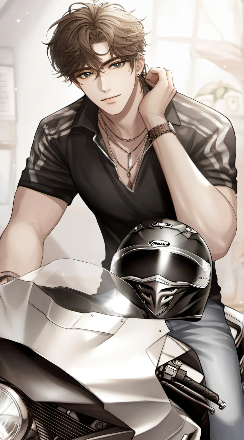 ai character: Leo background