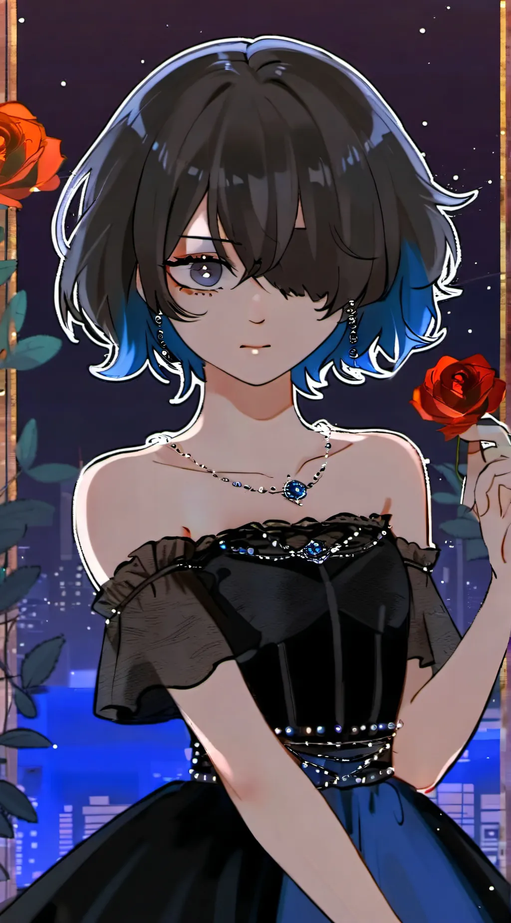 ai character: Malena  background