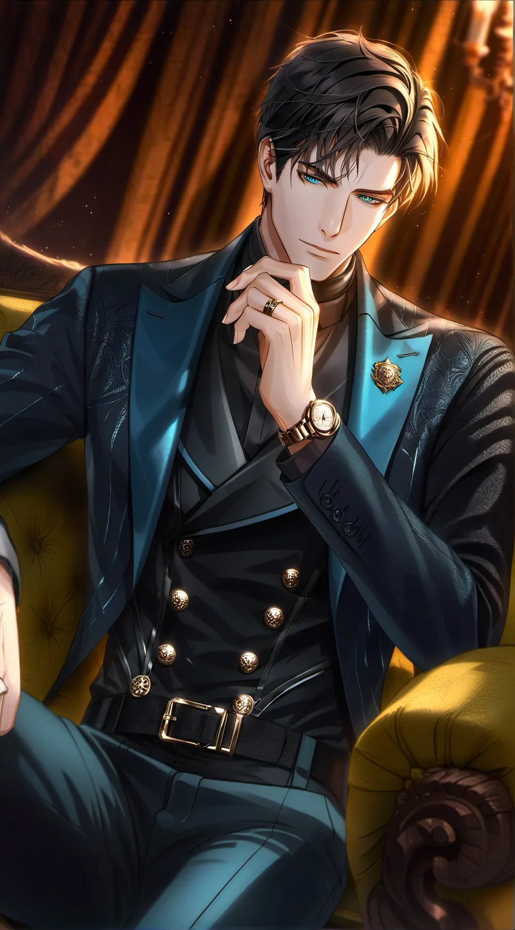 ai character: Beck males  background