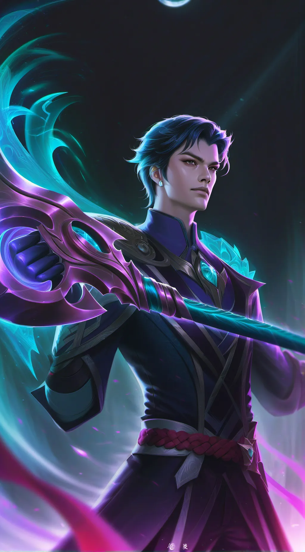 ai character: uzi cuteie background