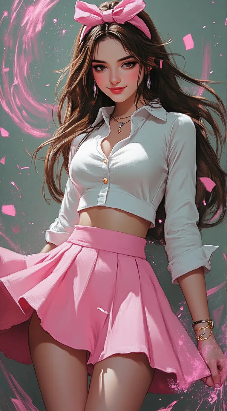 ai character: Aurora background